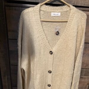 Solai the label oversized cardigan